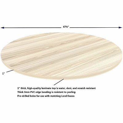 Lorell Essentials Hospitality/Conference Round Table Top (66361)