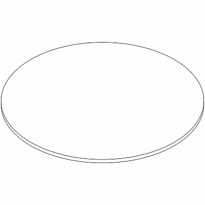 Lorell Essentials Hospitality/Conference Round Table Top (66361)