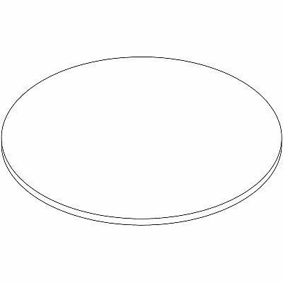 Lorell Essentials Hospitality/Conference Round Table Top (66363)