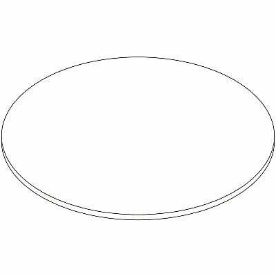 Lorell Essentials Hospitality/Conference Round Table Top (66362)