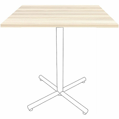 Lorell Essentials Hospitality/Conference Square Table Top (66365)