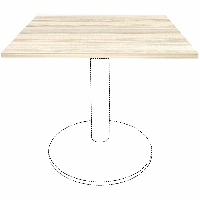Lorell Essentials Hospitality/Conference Square Table Top (66365)