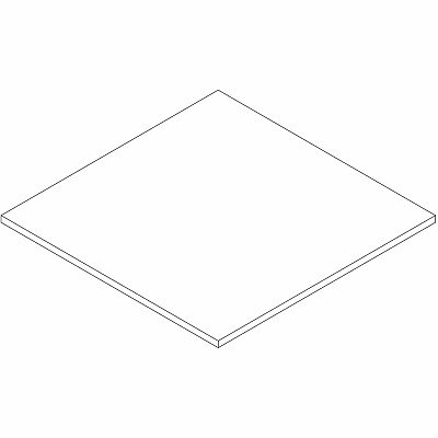 Lorell Essentials Hospitality/Conference Square Table Top (66365)