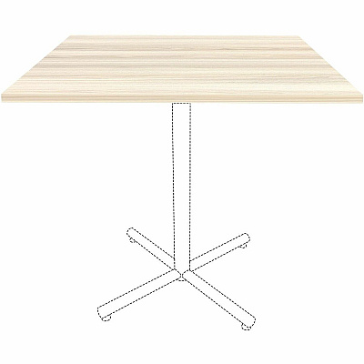Lorell Essentials Hospitality/Conference Square Table Top (66364)
