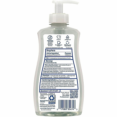 Dial Professional Scent-Free Sensitive Antibac. Hand Soap (35476)