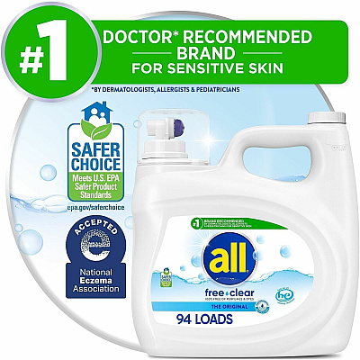 All Free Clear Liquid Laundry Detergent (47463)