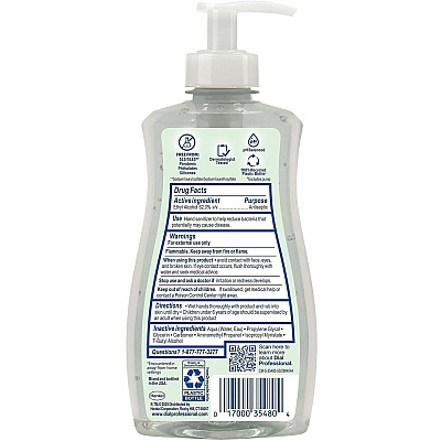 Dial Professional Hand Sanitizer Gel (35482EA)
