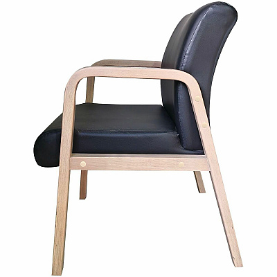 Lorell Solid Wood Frame Guest Chair (40214)