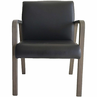 Lorell Solid Wood Frame Guest Chair (40213)