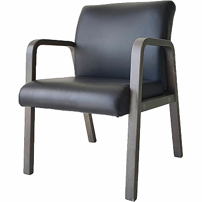 Lorell Solid Wood Frame Guest Chair (40213)