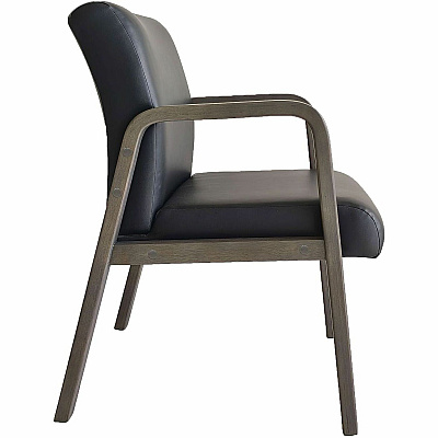 Lorell Solid Wood Frame Guest Chair (40213)