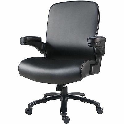 Lorell Big & Tall Flip Arm Chair (40221)