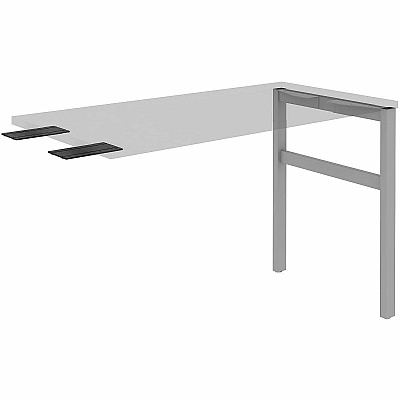 Lorell Adjustable Table Leg Bases & Returns (16285)