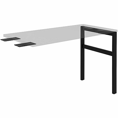 Lorell Adjustable Table Leg Bases & Returns (16282)