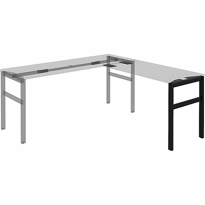 Lorell Adjustable Table Leg Bases & Returns (16282)