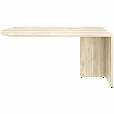 Lorell Essentials Peninsula Desk Box 1 of 2 (66314)