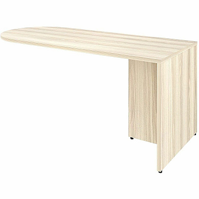 Lorell Essentials Peninsula Desk Box 1 of 2 (66314)