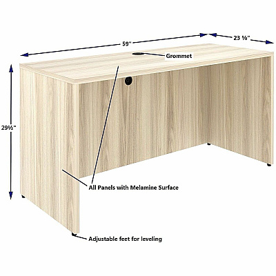 Lorell Essentials Credenza Shell (66313)