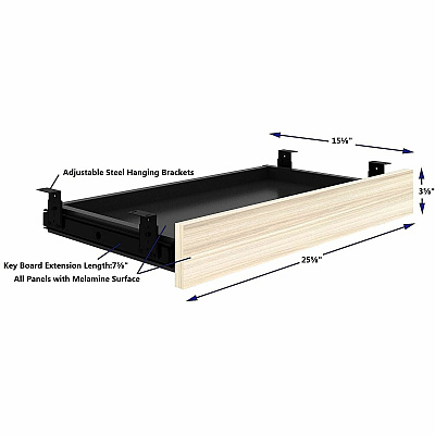 Lorell Essentials Universal Center Drawer (66310)