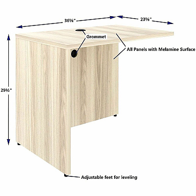 Lorell Essentials Rectangular Return Shell (66322)