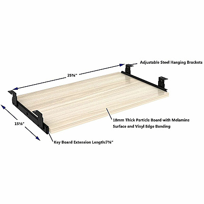 Lorell Essentials Universal Keyboard Tray (66309)