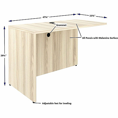 Lorell Essentials Rectangular Return Shell (66320)