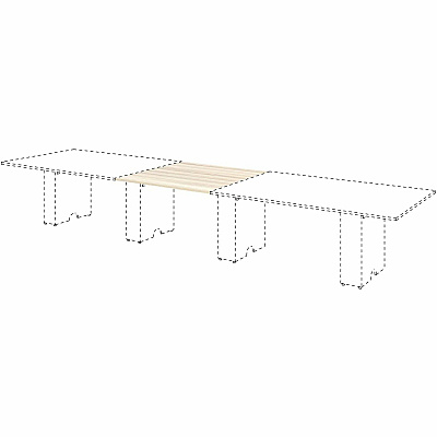 Lorell Essentials Modular Conference Table Adder Top (16345)