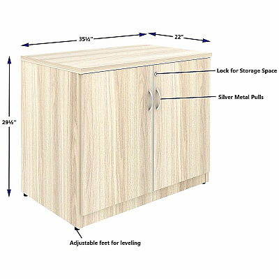 Lorell Essentials 2-Door Storage Cabinet (66333)
