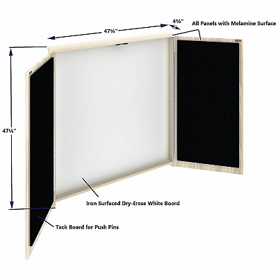 Lorell Dry-Erase Whiteboard Presentation Cabinet (66345)