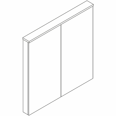 Lorell Dry-Erase Whiteboard Presentation Cabinet (69899)