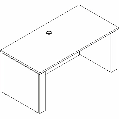 Lorell Essentials 60" Sit-to-Stand Desk Shell (69641)