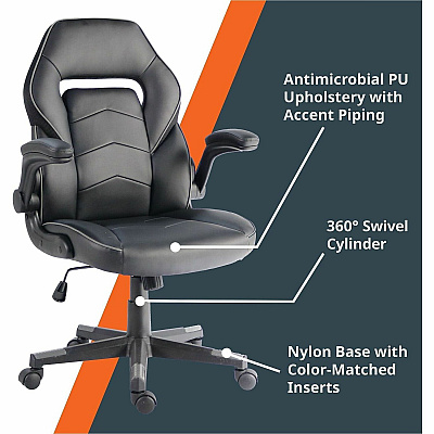 NuSparc SpawnSafe Antimicrobial Gaming Chairs (FCH202VUGY)