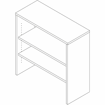 Lorell Essentials Stack-On Bookshelf (66334)