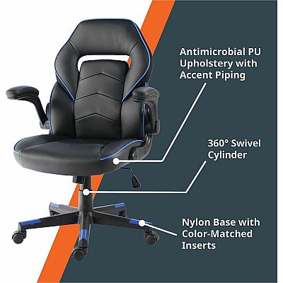NuSparc SpawnSafe Antimicrobial Gaming Chairs (FCH202VUBE)