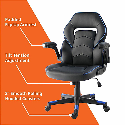 NuSparc SpawnSafe Antimicrobial Gaming Chairs (FCH202VUBE)