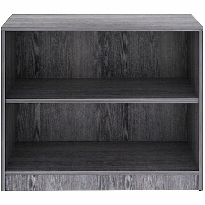 Lorell Weathered Charcoal Laminate Bookcase (69630)