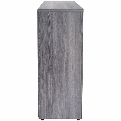 Lorell Weathered Charcoal Laminate Bookcase (69630)