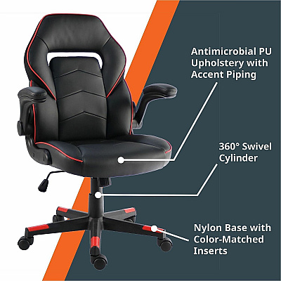 NuSparc SpawnSafe Antimicrobial Gaming Chairs (FCH202VURD)