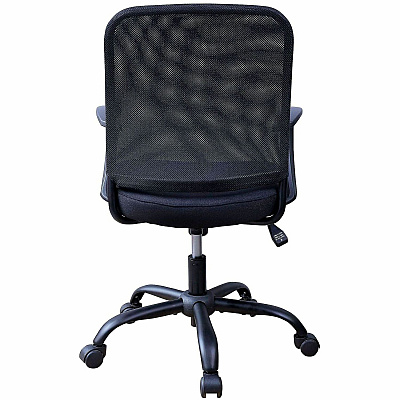 NuSparc Soho Mesh-Back Task Chair with Fixed Arms (FCH302MFFBK)