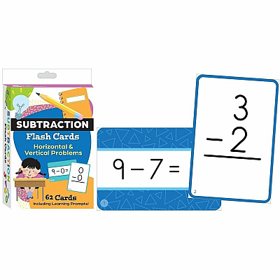 Shell Education Teacher Created Materials Subtraction Flash Cards (155901)