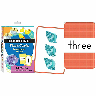 Shell Education Teacher Created Materials Counting: Numbers 0-12 Flash Cards (155900)
