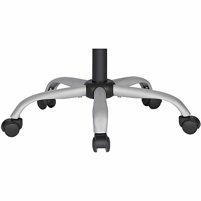 NuSparc Anti-Microbial PVC Stool with Seat Back (FCH204VNBK)