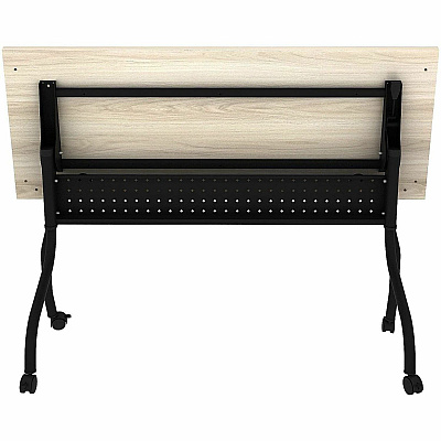 Lorell Modern Elm/Black Flip-Up Training Tables (66376)