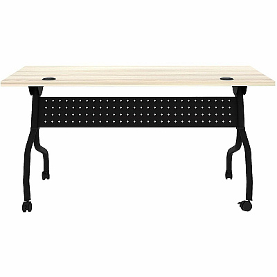 Lorell Modern Elm/Black Flip-Up Training Tables (66376)