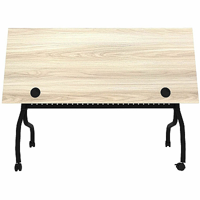 Lorell Modern Elm/Black Flip-Up Training Tables (66376)