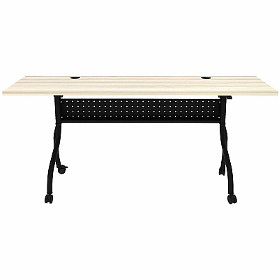 Lorell Modern Elm/Black Flip-Up Training Tables (66375)