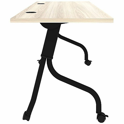 Lorell Modern Elm/Black Flip-Up Training Tables (66375)