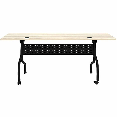 Lorell Modern Elm/Black Flip-Up Training Tables (66375)