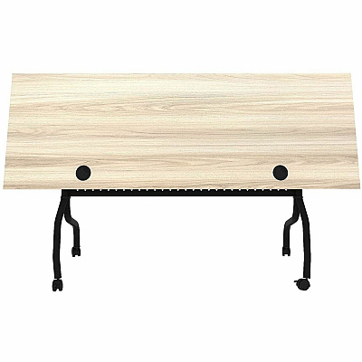 Lorell Modern Elm/Black Flip-Up Training Tables (66375)
