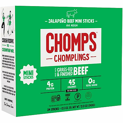 CHOMPS Beef Jerky Sticks (LCJ24)